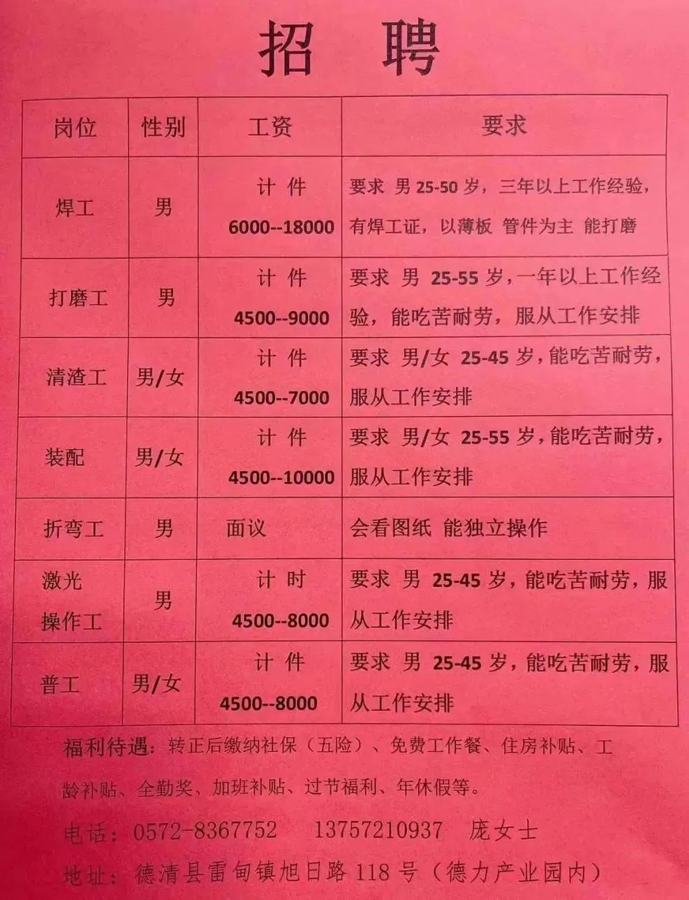 郓城最新招工信息，探寻工作的温馨故事